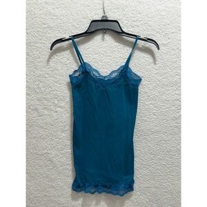 EnergieTeal‎ Lace Trim Cami Tank Top Women's Spaghetti Strap Camisole